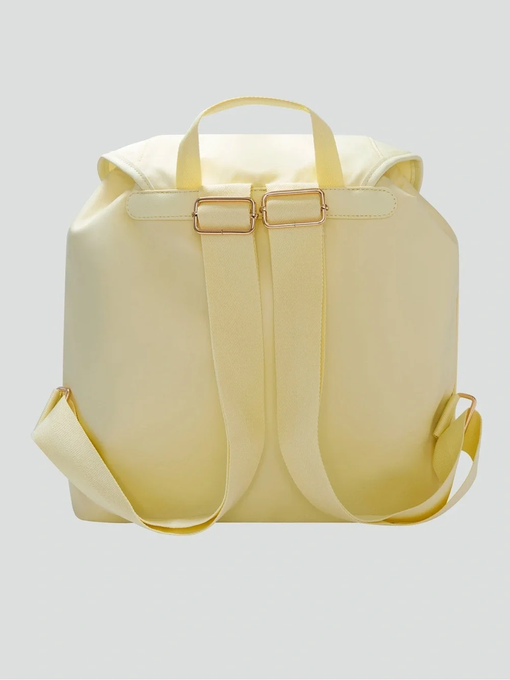 Year of Ours Backpack with Front Pockets- Baby Yellow . Rose Gold Hardware NWT